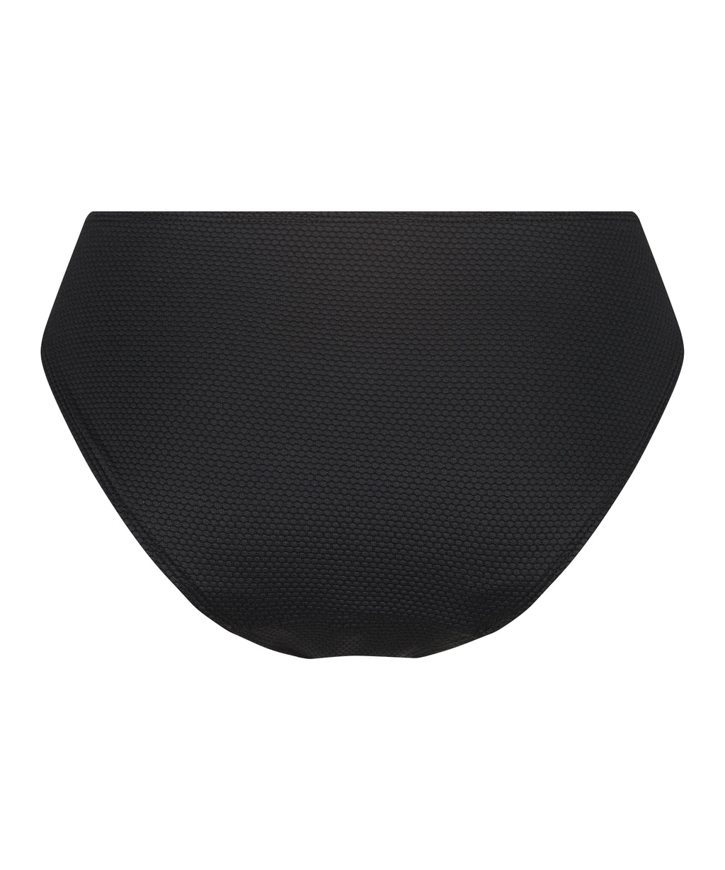Bikini Slip Rio Scallop  - Schwarz