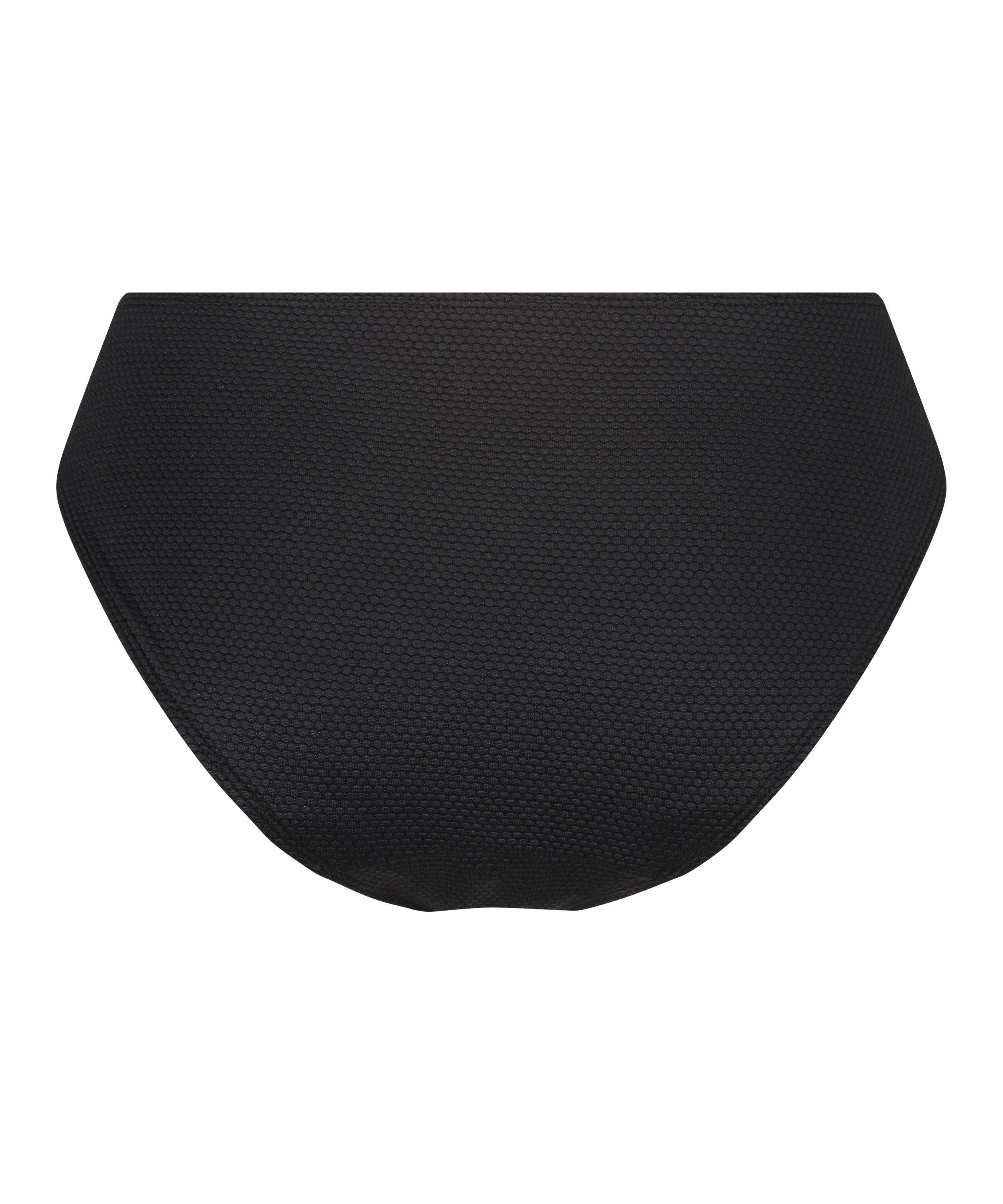 Bikini Slip Rio Scallop  - Schwarz