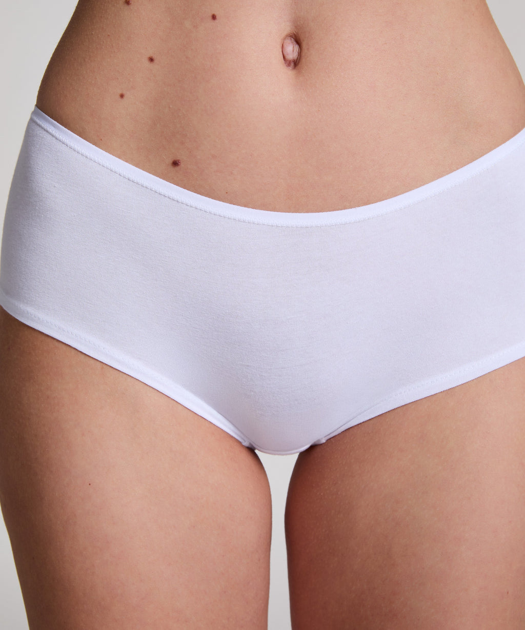2-pack boxershorts Kim Cotton  - Weiß