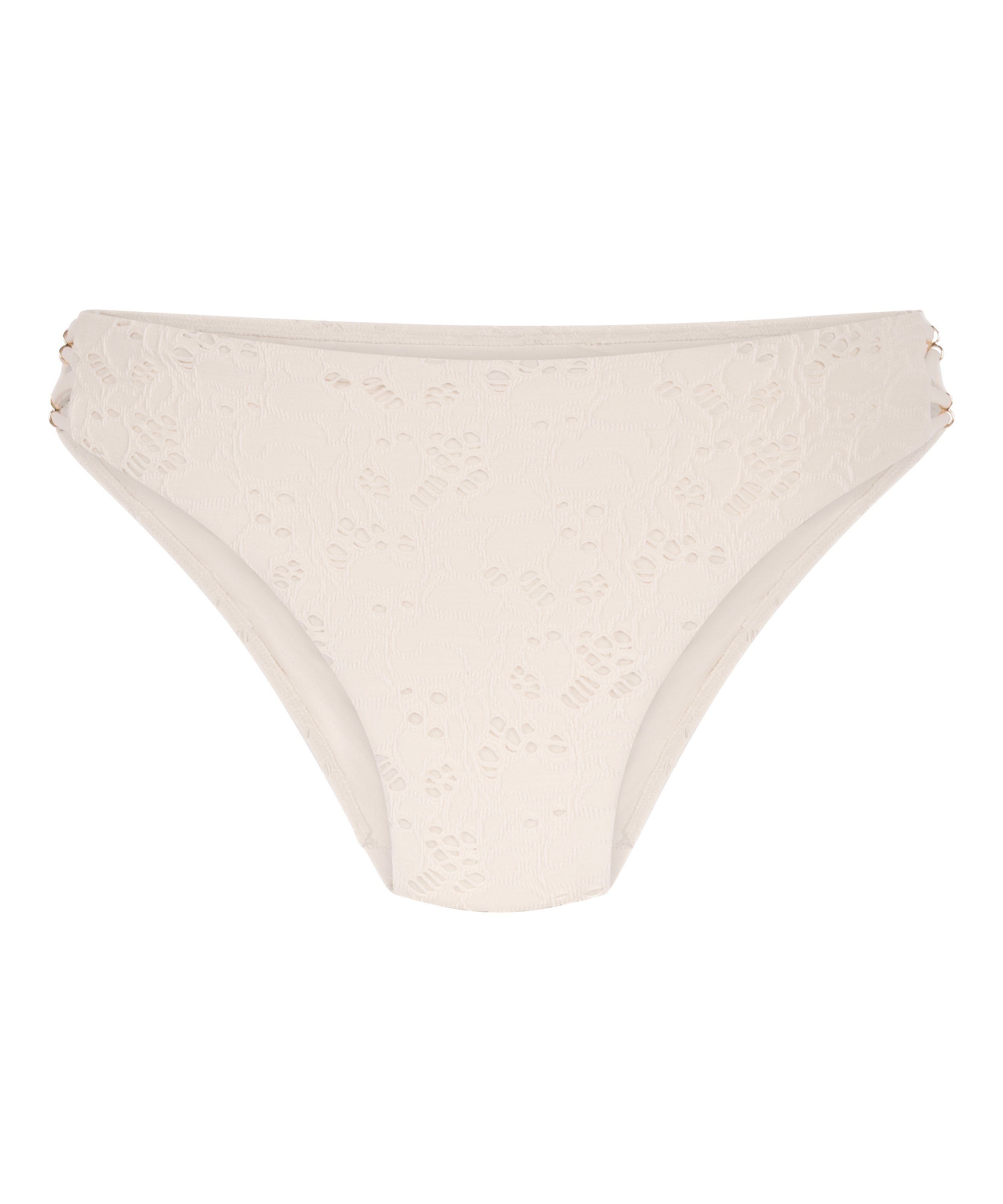 Bikinihöschen Crochet  - Weiß