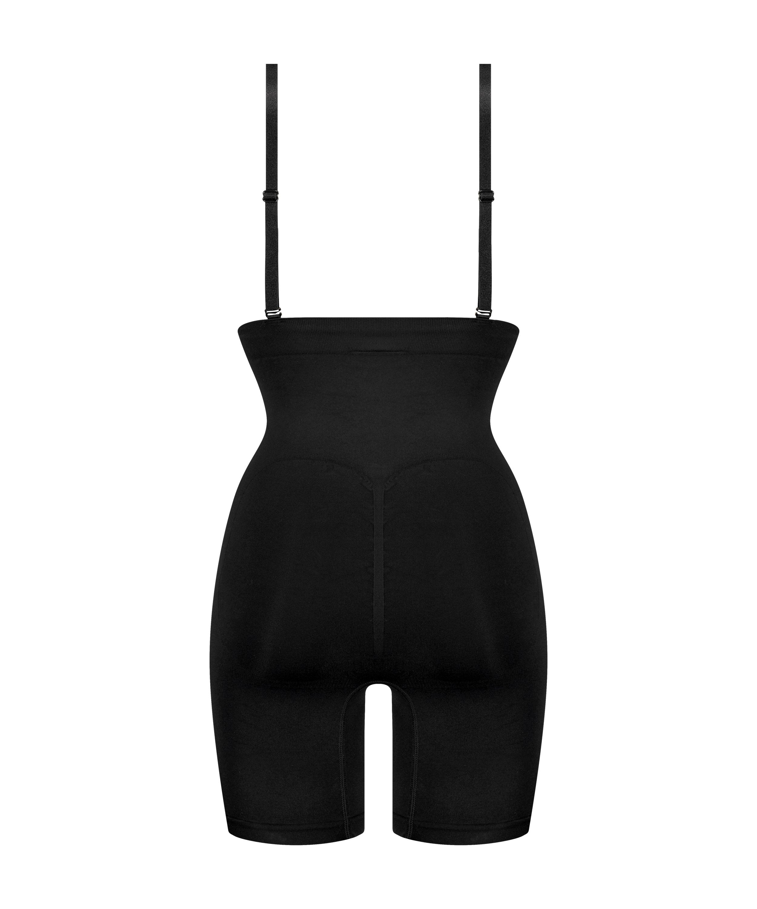 Nahtloser korrigierender Thigh Slimmer  - Schwarz