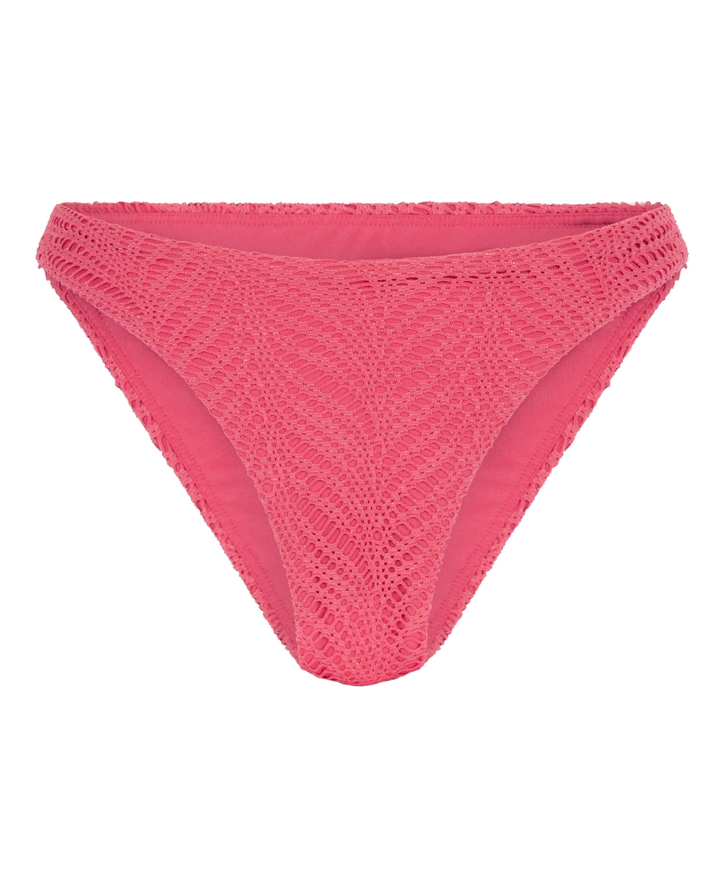 Lanai Bikiniunterteil mit hohem Beinausschnitt  - Rosa