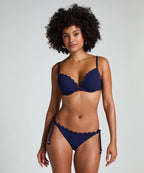 Bikinihose Scallop  - Blau