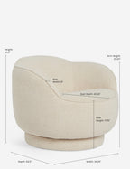 Fern Swivel Chair by Sarah Sherman Samuel