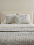 Lammin Linen Quilted Coverlet by Sarah Sherman Samuel