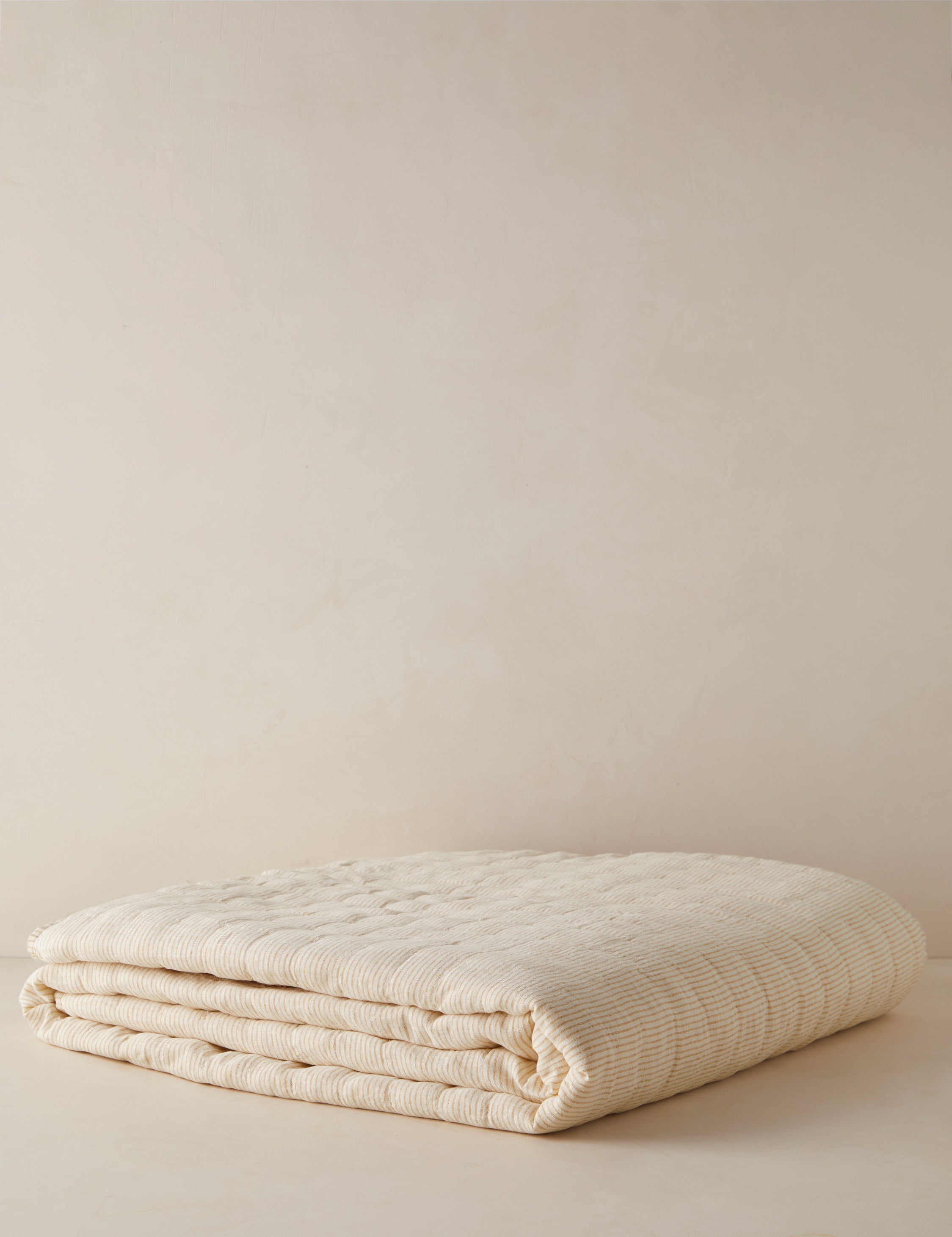 Lammin Linen Quilted Coverlet by Sarah Sherman Samuel