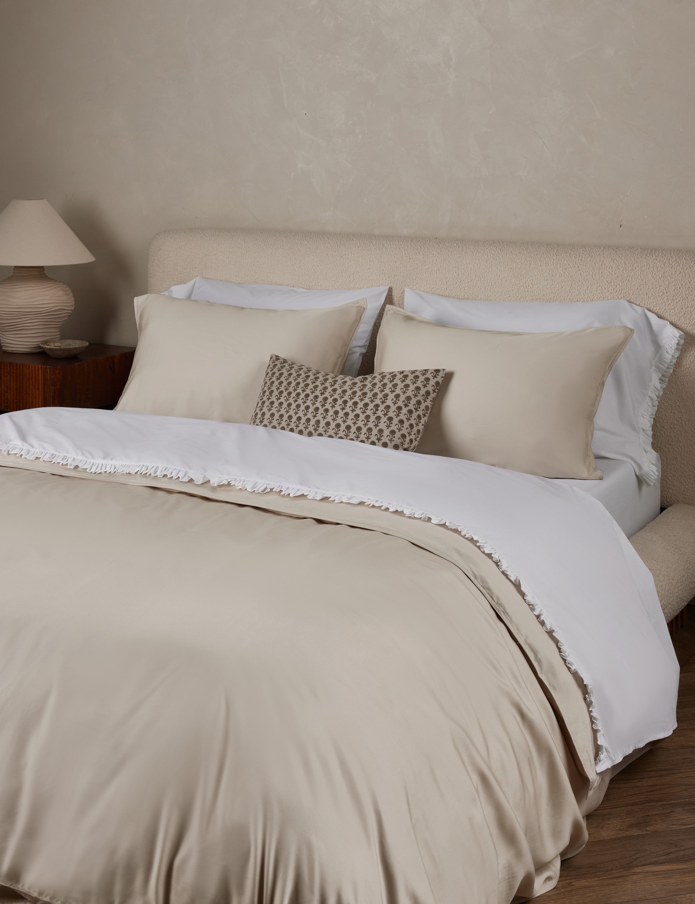 Audrey Ruffle Pillowcase (Set of 2) by Pom Pom at Home