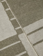 Checkered Reversible Wool Throw by Sarah Sherman Samuel
