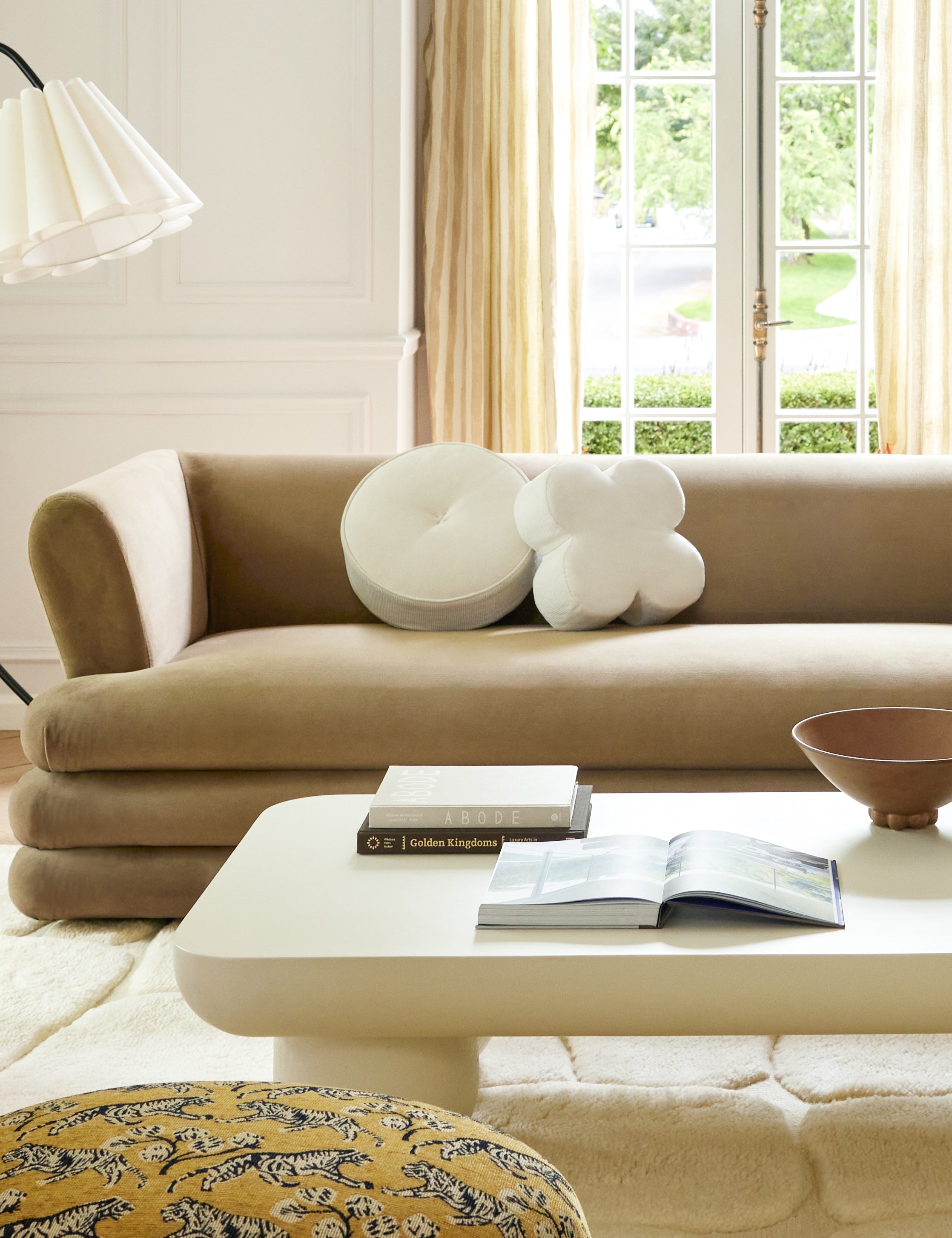 Velvet Clover Pillow by Sarah Sherman Samuel